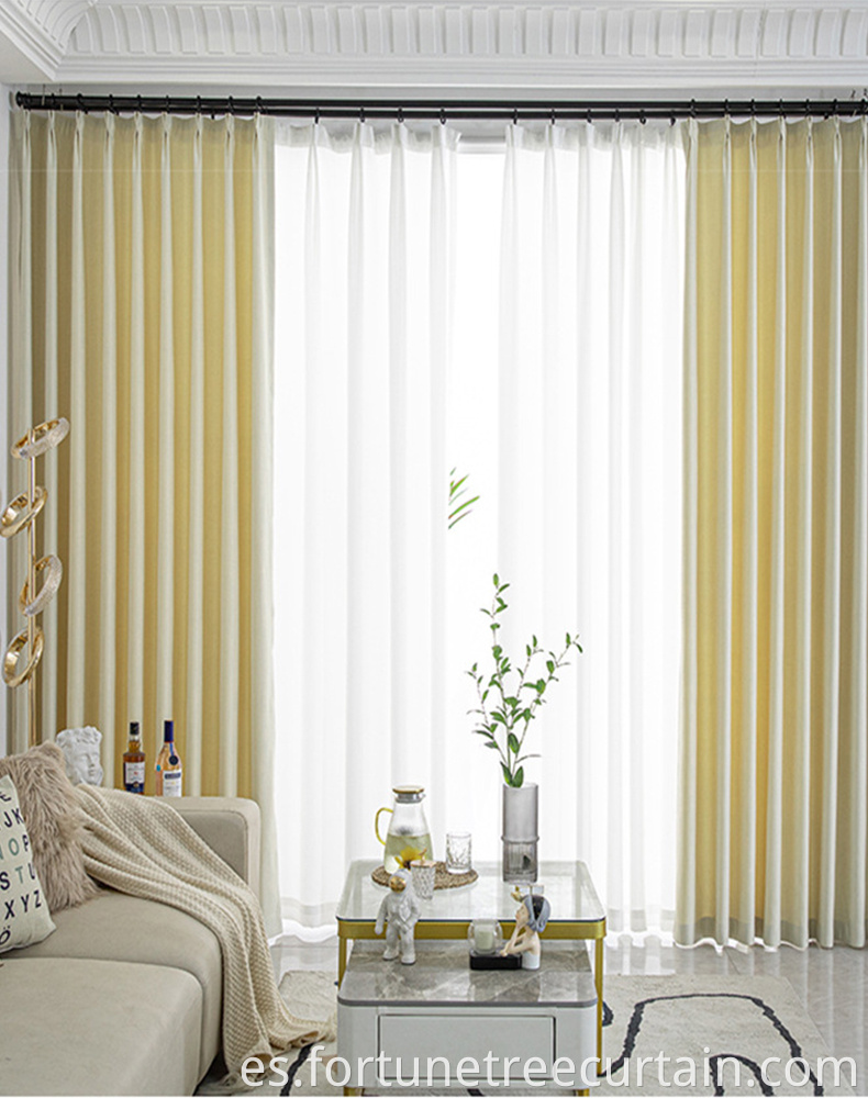 Blackout High-precision Three anti-cloth Jacquard Curtain